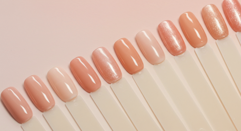 Nude Nail Color for Karwa Chauth