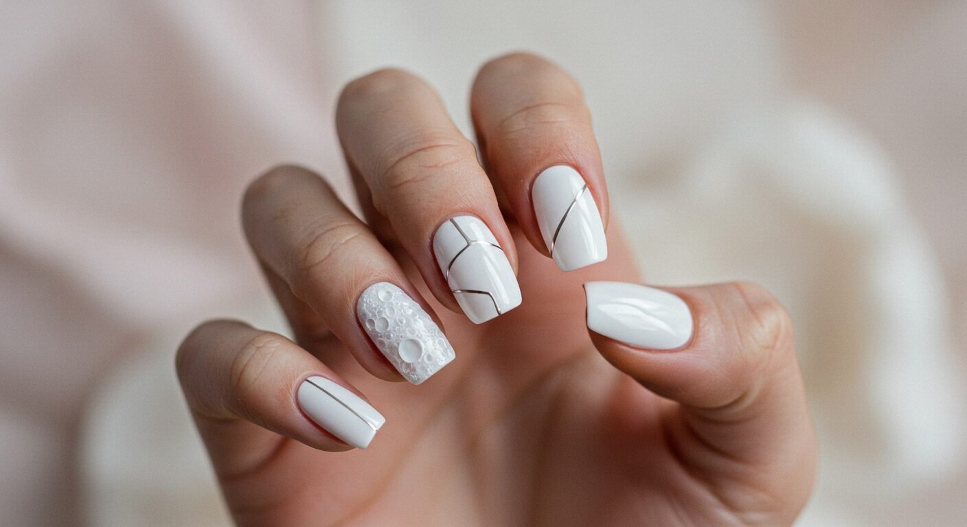 White Nail Art Designs
