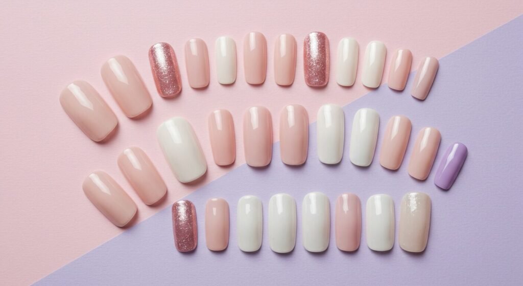 Classic Square Acrylic Nails by beautyoura