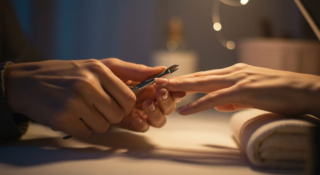 Cut Nail at Night