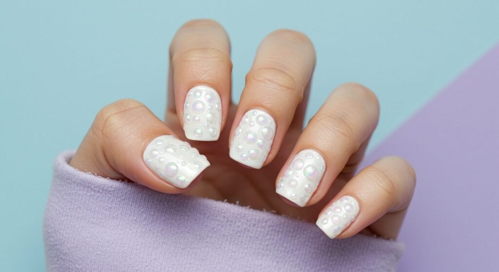 OPI nail lacquer bubble bath