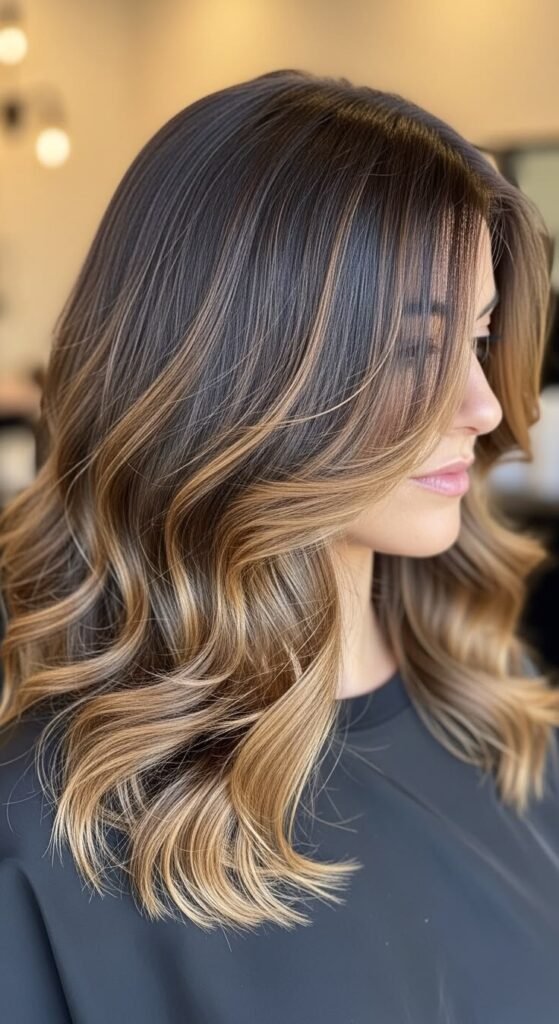 10 Caramel Balayage Brunette Ideas