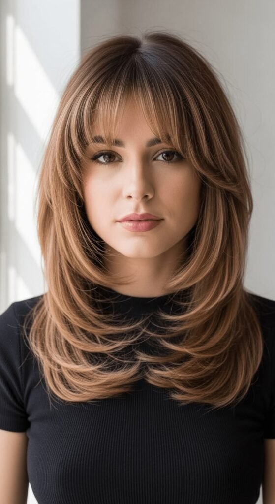 15 Effortless Wolf Cuts with Curtain Bangs to Perfectly Frame Your Face
