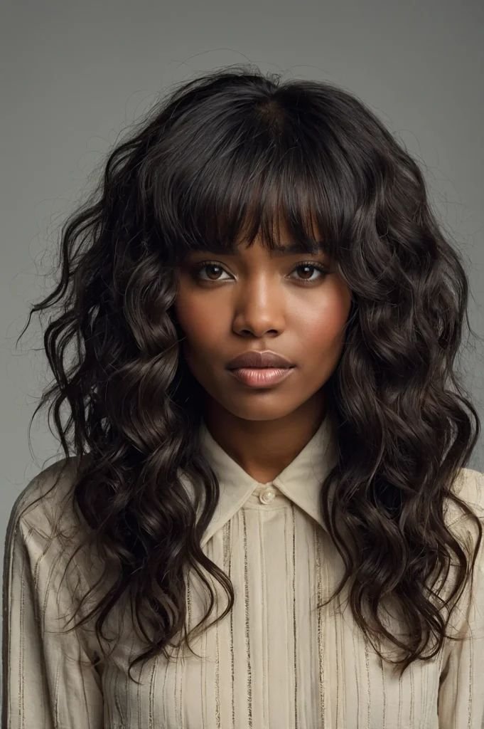 20 Choppy Bangs Hairstyles for Black Women Who Want Feminine Movement