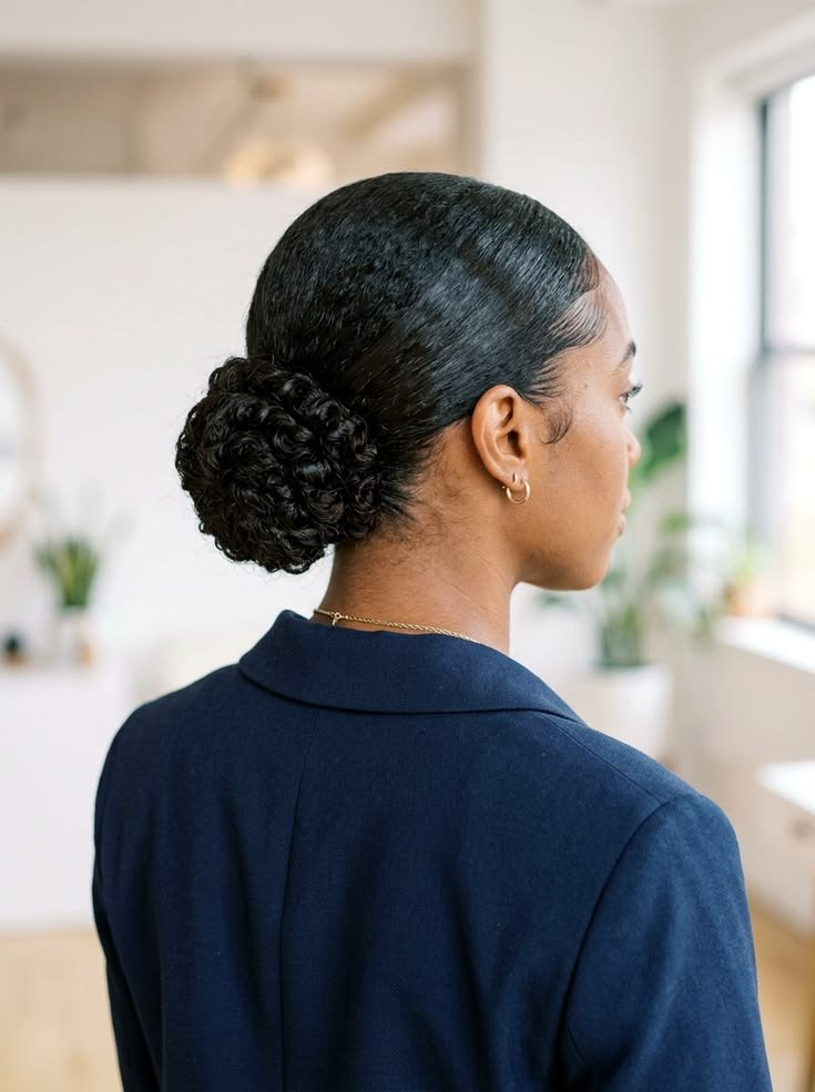 20 Professional Interview Hairstyle Ideas for Curly Natural Hair