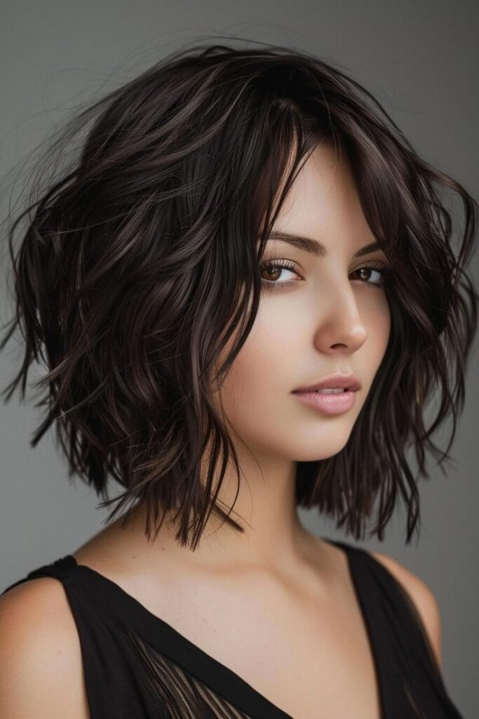 20 trendige gestufte Bob-Frisuren, die Sie 2025 nicht verpassen dürfen