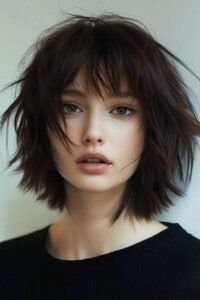 shoulder length bob black women