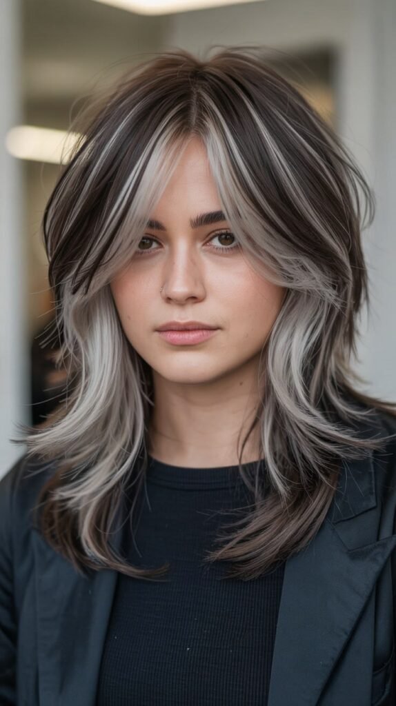 30 Ash-Brown Highlight Styles for a Frosty Winter Glow - ElderlySeniorsInsight