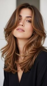 caramel brown hair color