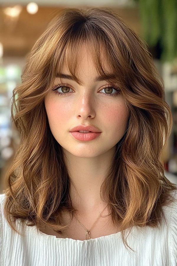 Long Hair, Don’t Care: 21+ Chic Hairstyles for Long Hair with Bangs That Defy Age