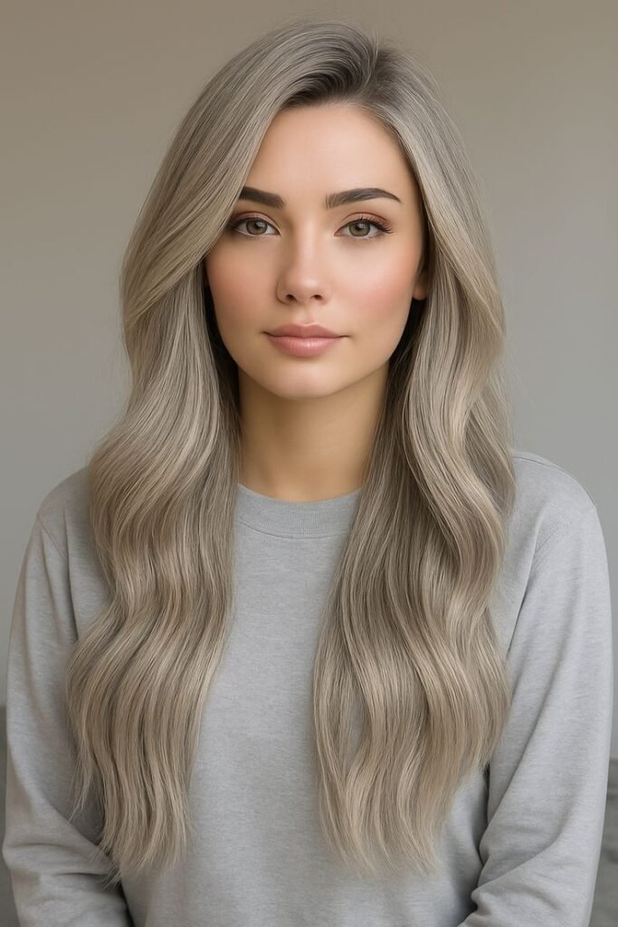 Ash Blonde Silver Hair Inspiration — 70% Silver, 30% Blonde