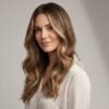Balayage Hair Brunette with Blonde