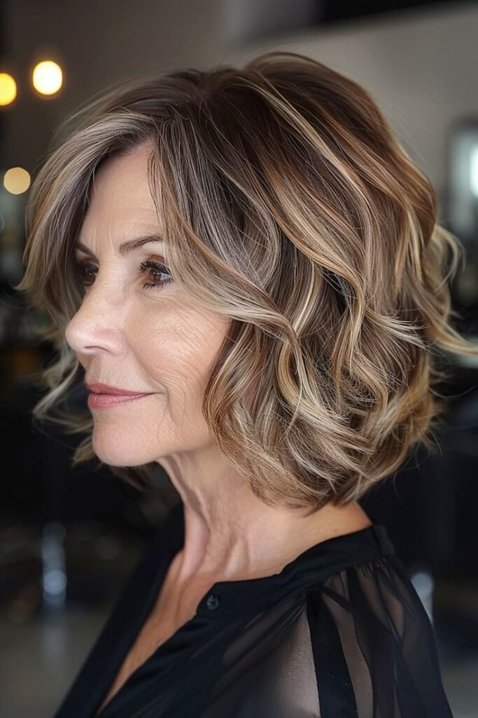Bouncy Shoulder-Length Lob