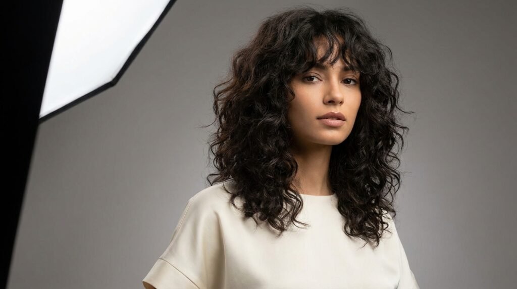 Butterfly Haircut Wavy Curly Hair