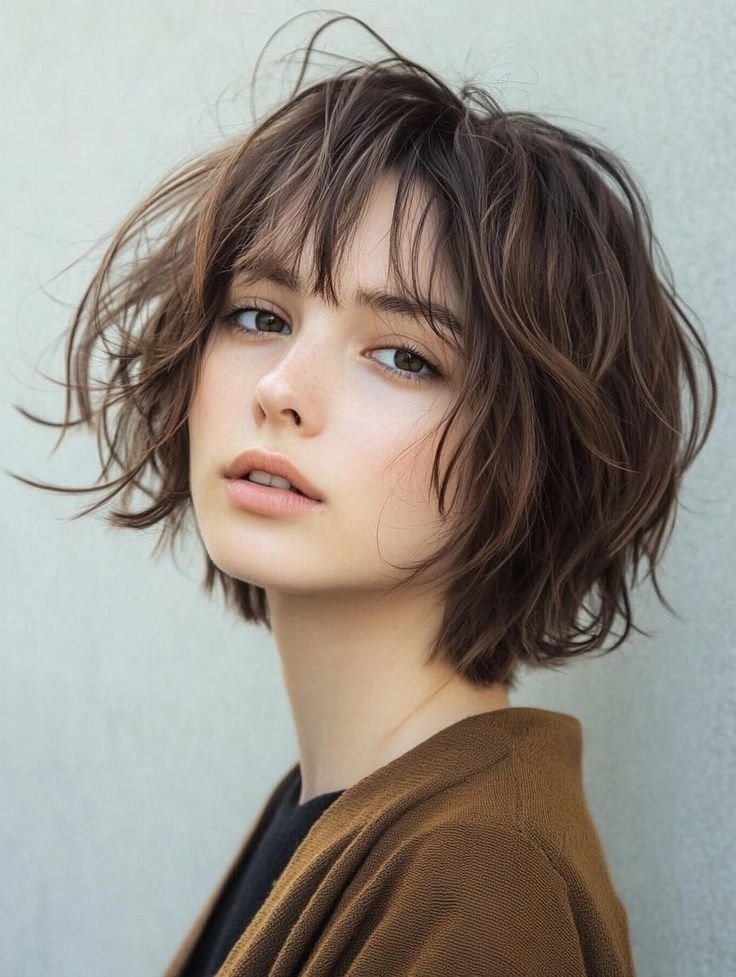 Choppy Bob Haircuts_ Edgy, Textured Styles for a Modern Look