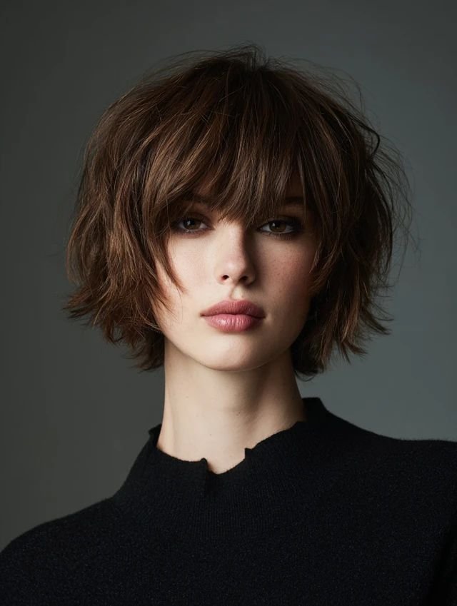 choppy bob hairstyles for fine hair