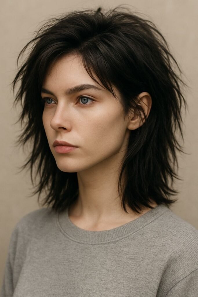 Choppy Collarbone Cut