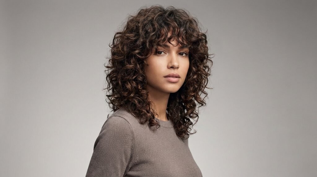 Curly Butterfly Haircut Curly Hair