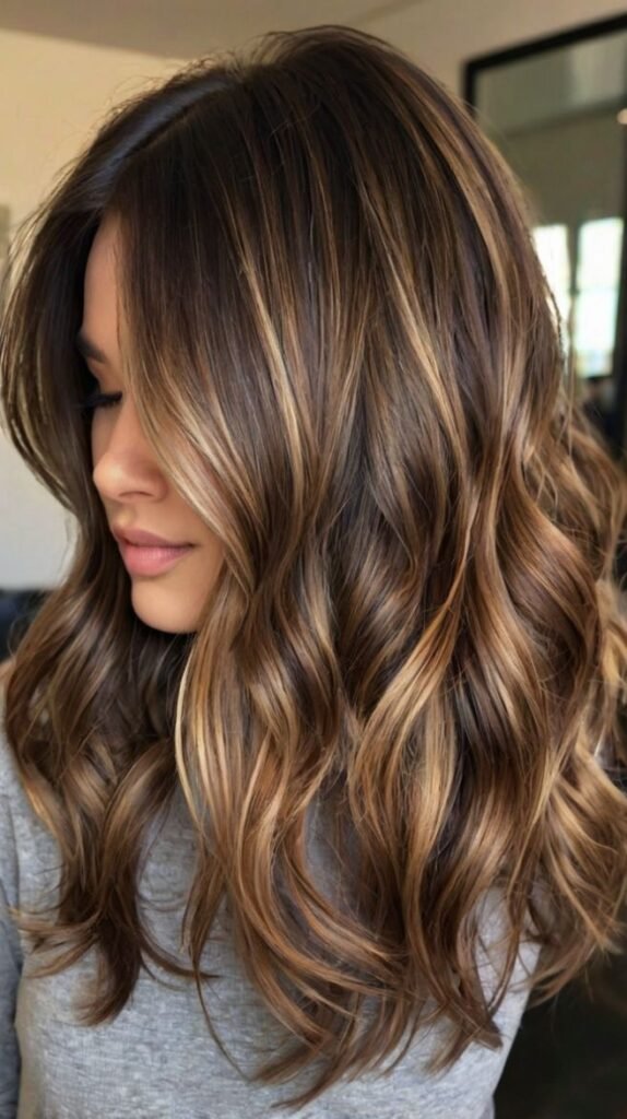 Effortless Lob Haircuts with Balayage for Balayage For Dark Brown Hair Bob
