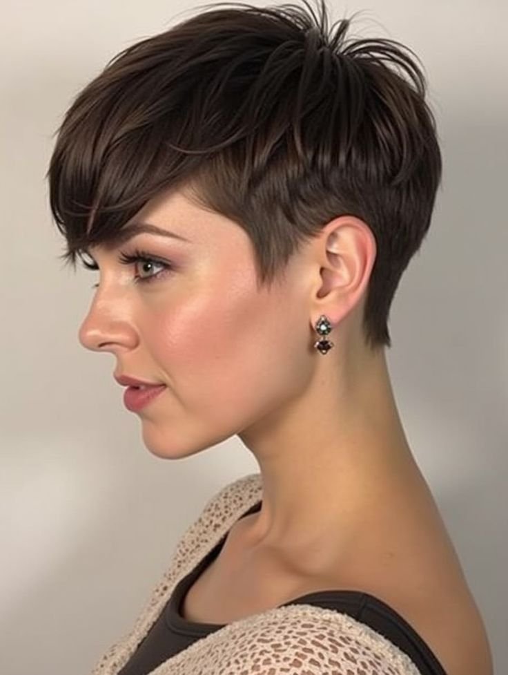Feathered Pixie with a Soft Finish