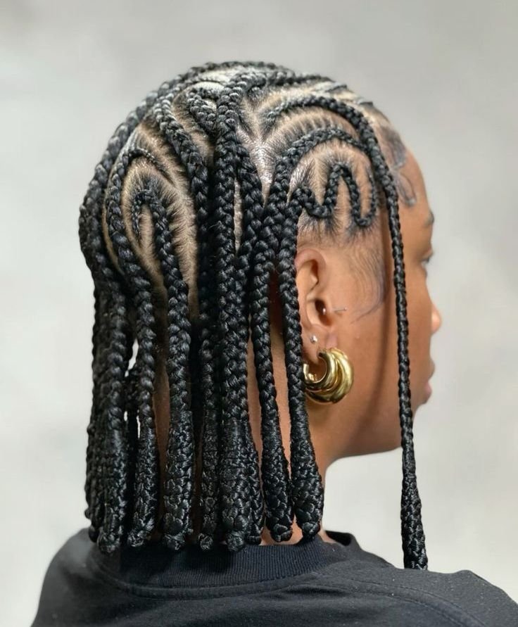 Freestyle Artistic Cornrows