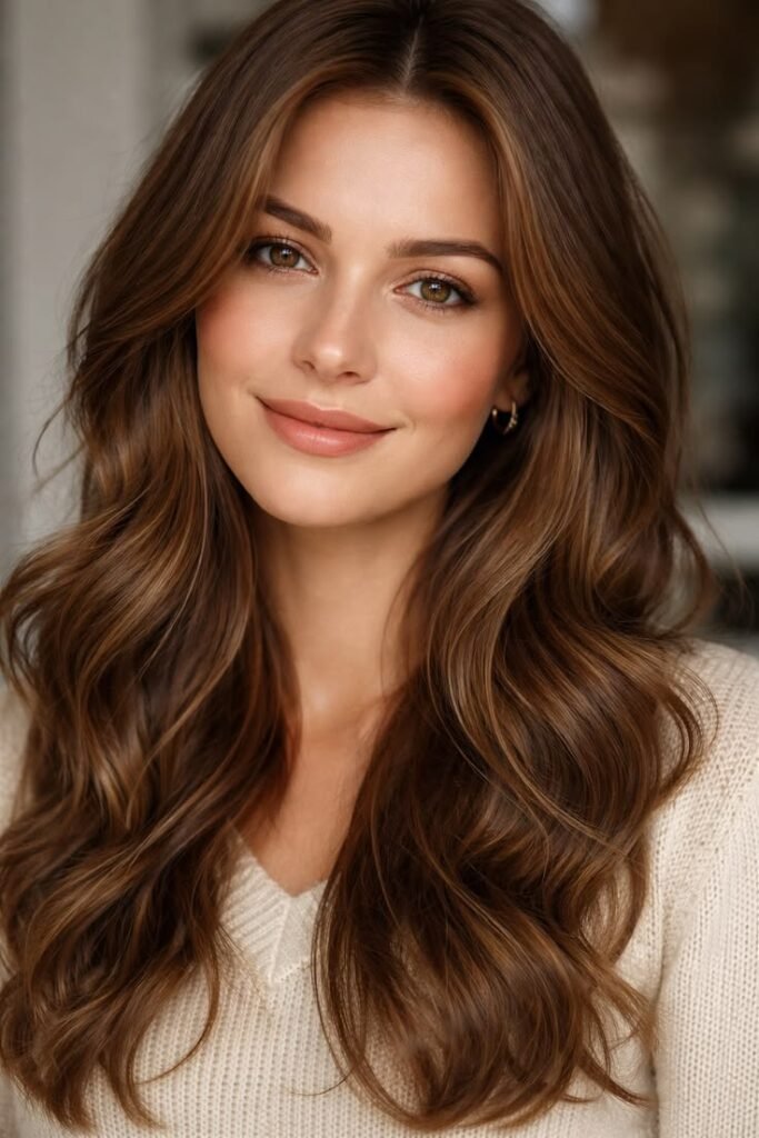 Glossy Toffee Brunette