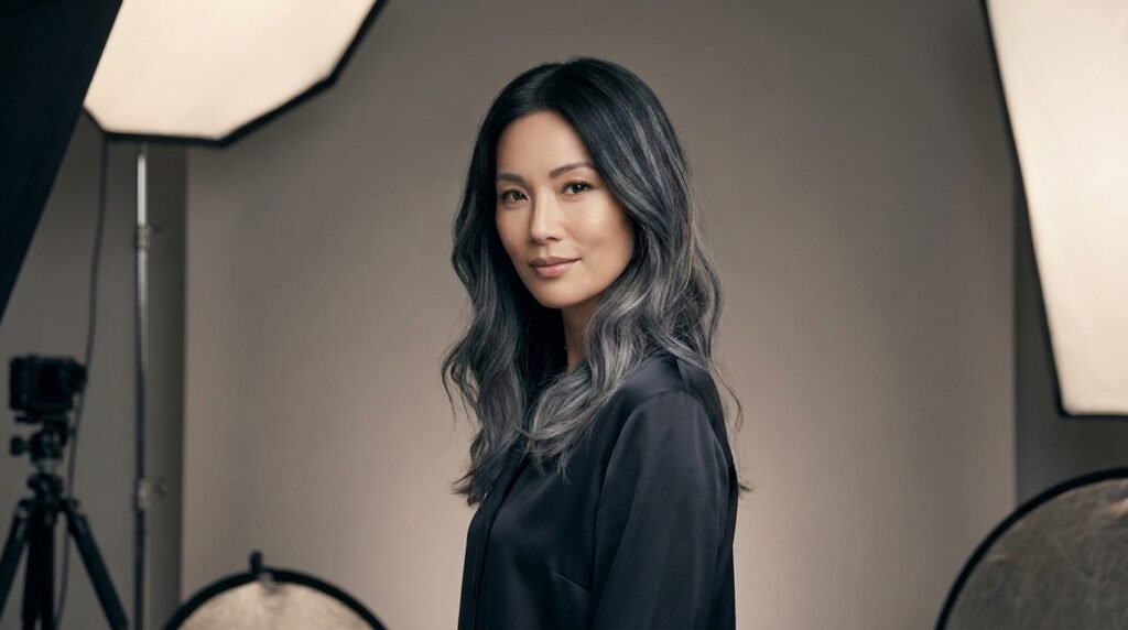 Grey Blending on Black Hair