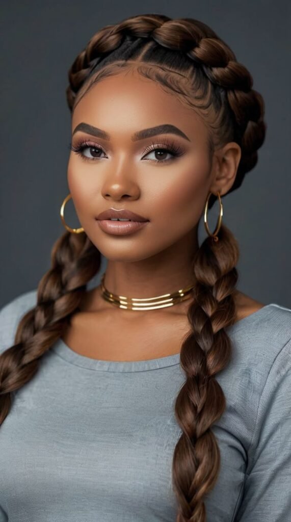 Halo Crown Braid