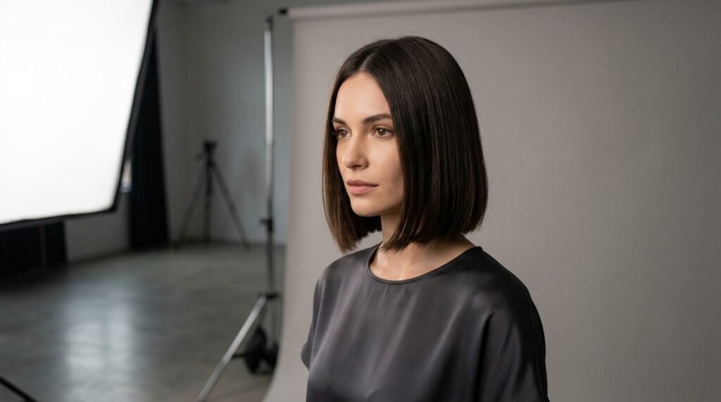 Jaw-Length Cut haircut