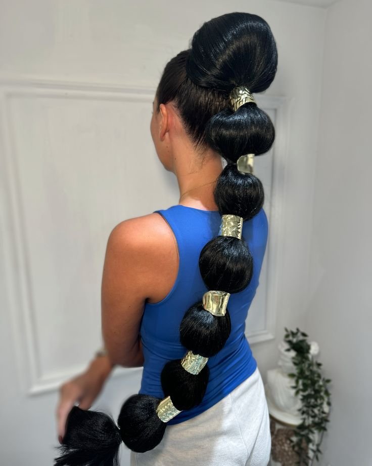 Marley Hair Bubble Ponytail