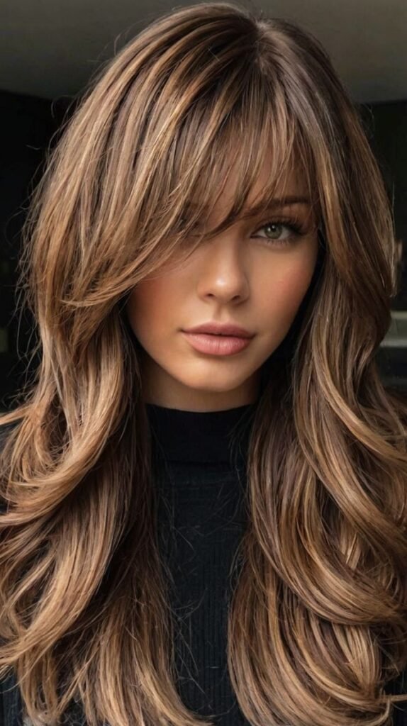 Medium Cut with Wispy Bangs