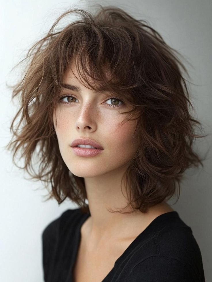 Medium Length Haircut with Layers_ Modern, Versatile, and Full of Movement