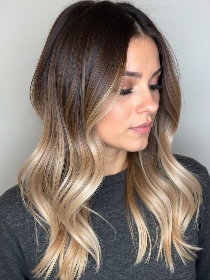 Mushroom Bronde Ombre