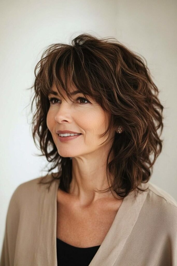 Razor-Cut Shaggy Bob