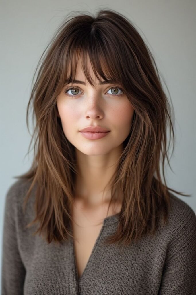 Shaggy Haircuts for Straight Hair – Long Shag Layers