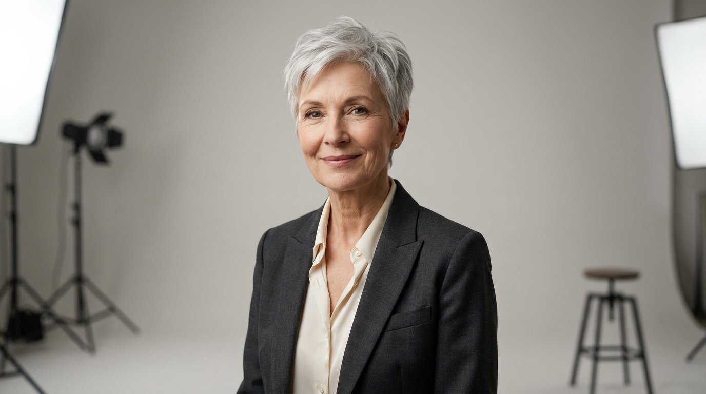 Short Hair Styles for Women Over 60