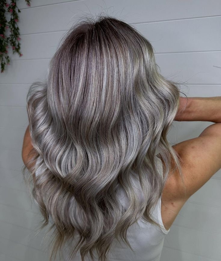 90s Frosted Mushroom hair