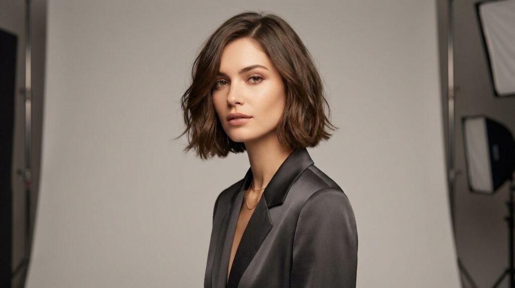 Subtle Side Part haircut