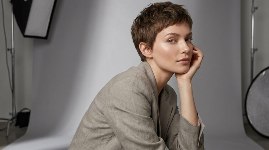 Textured Crop haircut