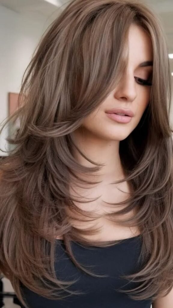 Smoky Brunette Balayage