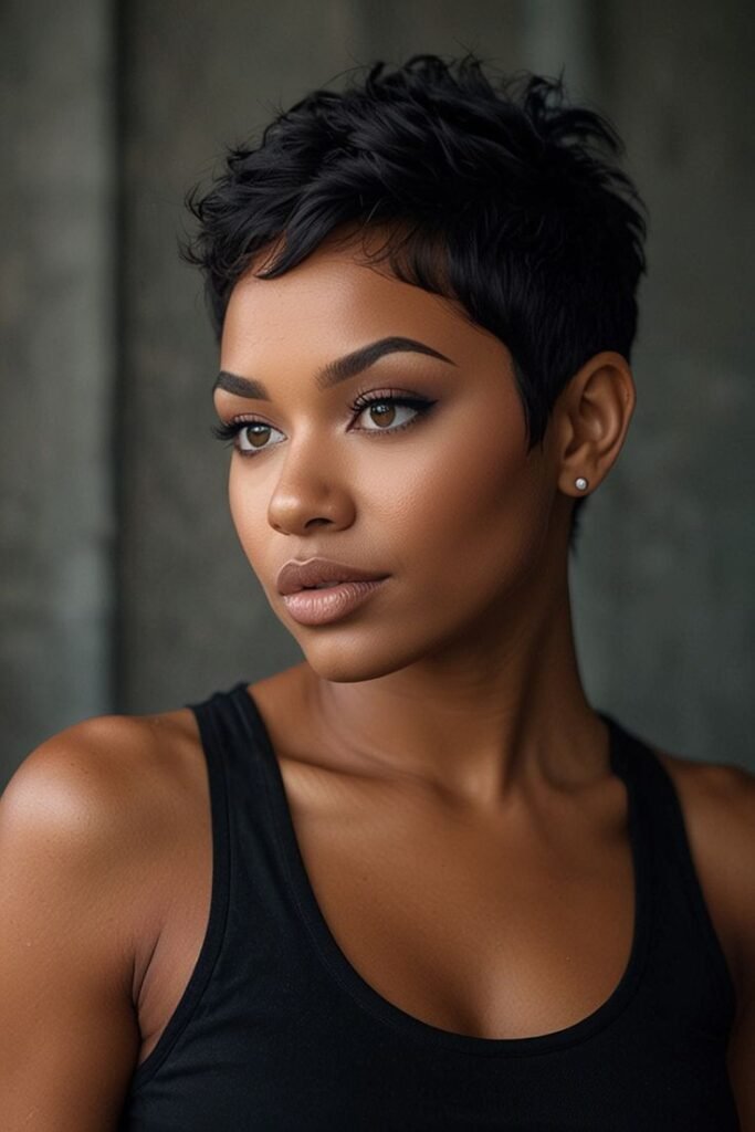 pixie cuts for Black women