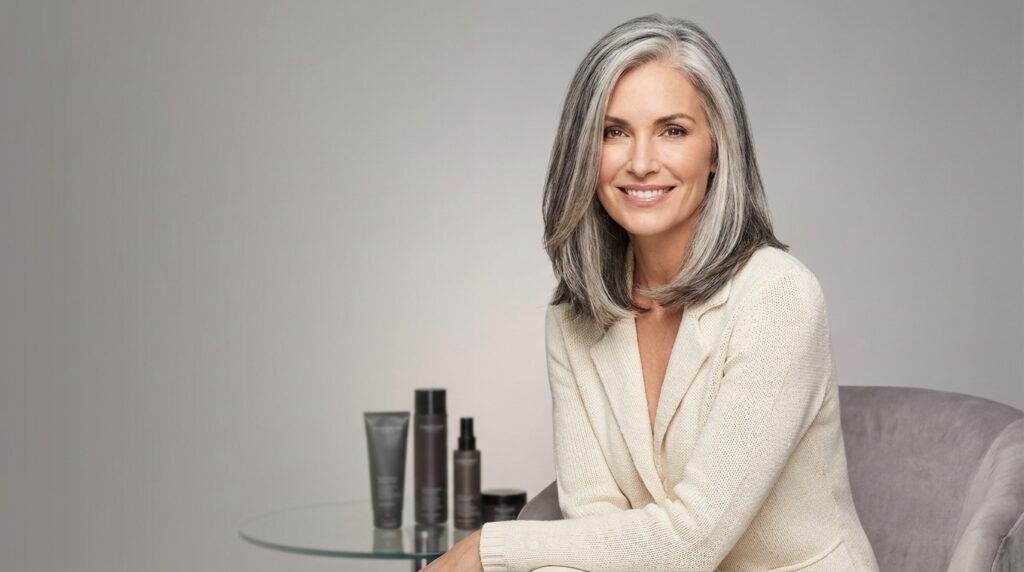 how to blend grey hair
