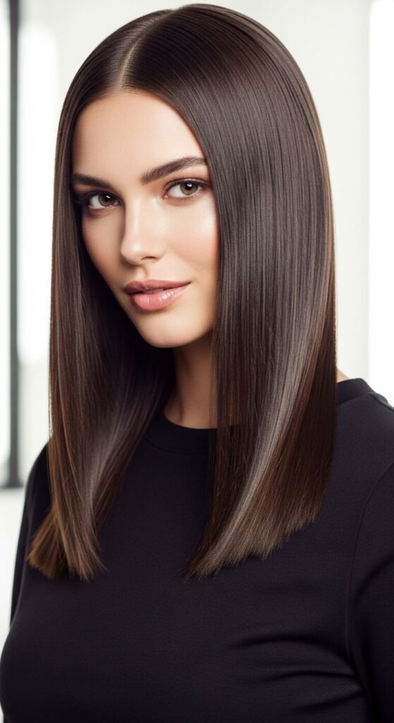 Sleek & Shiny Straight Hair Goals!